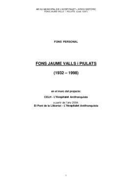 Jaume Valls i Piulats