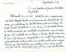 Queixa pel rumor d'enderrocament de les cases dels mestres