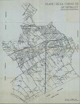 Plànol de la ciutat de L'Hospitalet del Llobregat