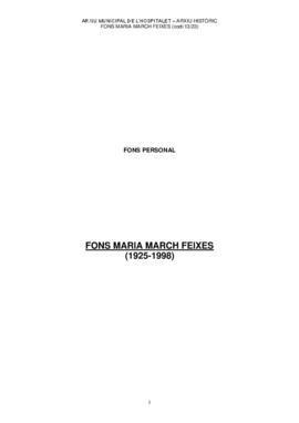 Maria March Feixes