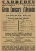 Cartell anunciant el programa del Gran Concurs d'Aviació de Cardedeu