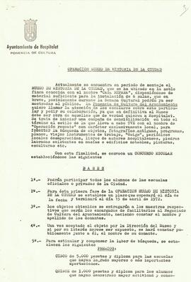 Expedient concurs "Operació Museu d'Història de la Ciutat"