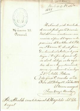 Correspondència sobre personal municipal