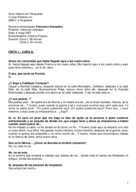 Entrevista a Francisco Granados Garnés sobre La Cristal Obrera - Vidreries Llibregat