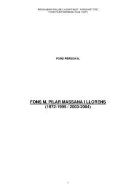 M. Pilar Massana i Llorens