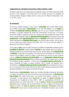 Entrevista a Enric Company i Prats sobre Company Fotògraf