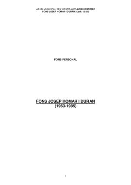 Josep Homar i Duran